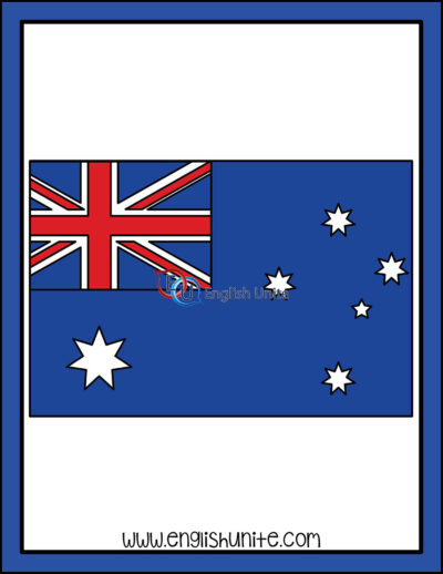 剪贴艺术-澳大利亚国旗