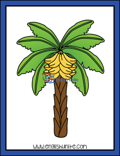 剪贴艺术-香蕉树