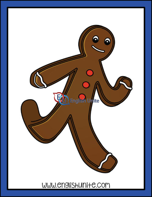 clip art - gingerbread man