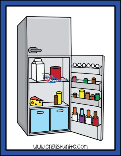 clip art - fridge