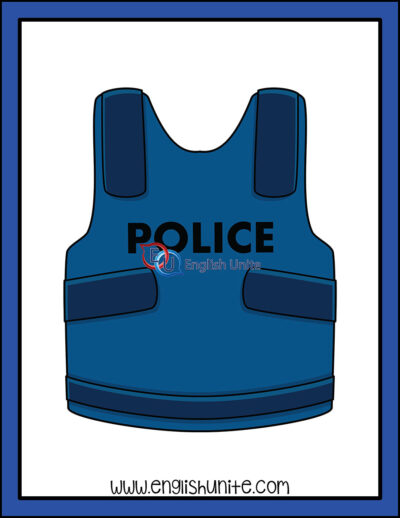 clip art - police vest