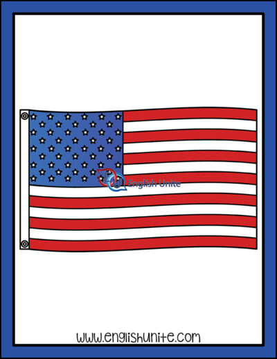 剪贴艺术-美国国旗