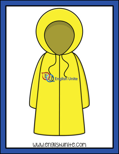 clip art - raincoat