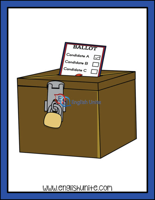 clip art - ballot box