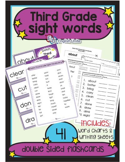 worksheet bundle - third sight words