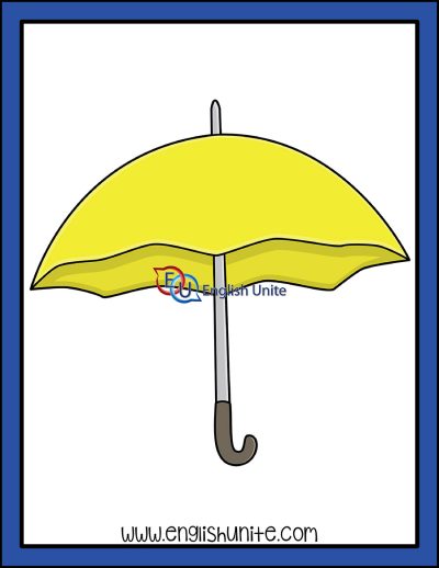 剪贴画,雨伞
