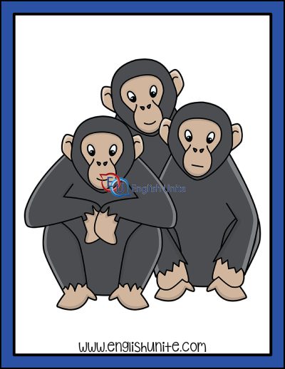 剪贴画——一群猿