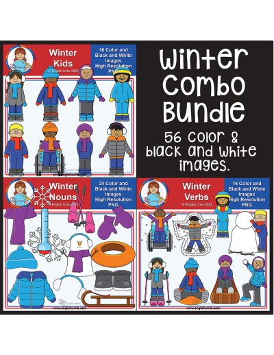 bu剪贴画ndle - winter combo bundle
